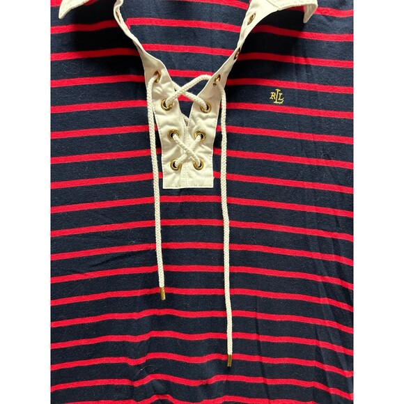 Ralph Lauren Blue with Ted Stripes size M Polo - Picture 4 of 12